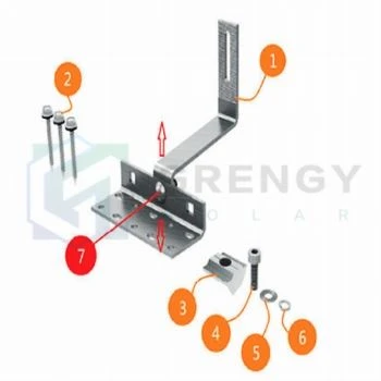 tile hook solar mounting