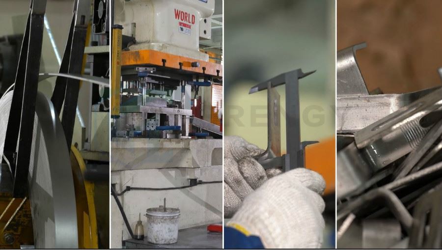 Solar Roof Hook for Tile Roof Production line of solar roof mount flat tile hook