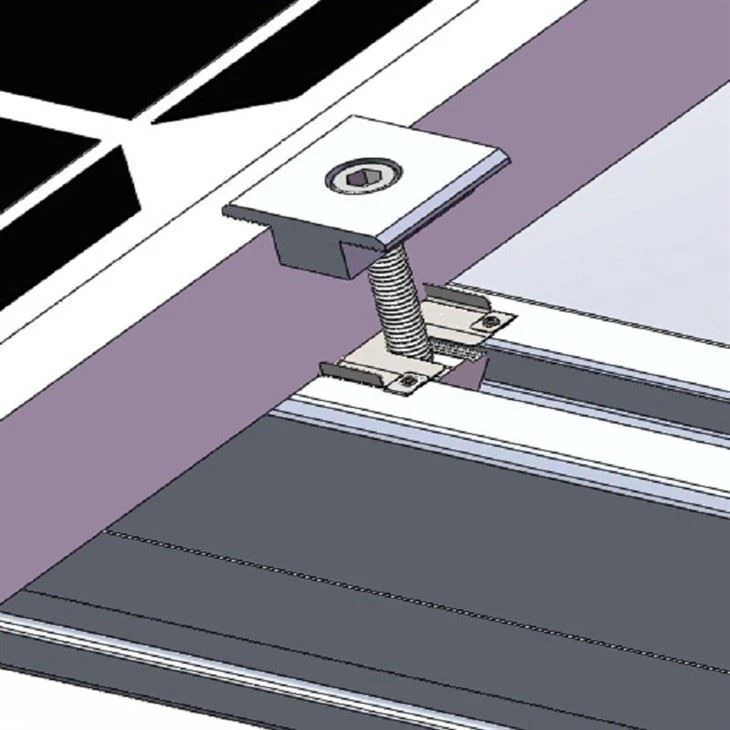 Solar Clamp For Aluminium Profile Bracket