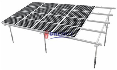Αλουμίνιο Solar Mounting Ground Pv Module Support Racking / Structure