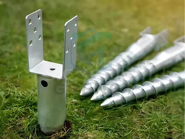 Helical Piles For Fence Posts