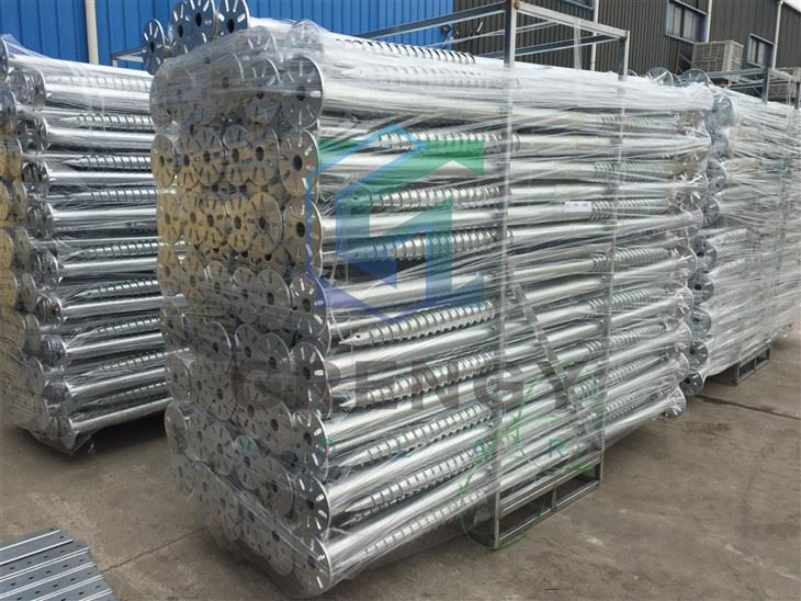 PV Foundation Helical Pile With Reinforcing Rib best