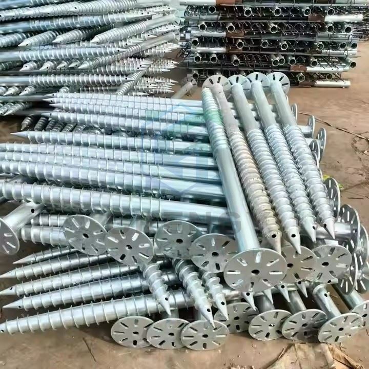 PV Foundation Post Ground Screw Anchor Solar Mounting