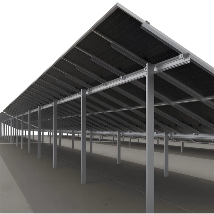 Επίγεια βάση ηλιακής σχάρας από ατσάλι με επίστρωση ZAM